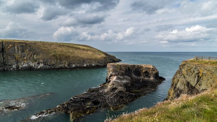 Cardigan Bay landscape along the coastal walk.