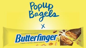 Butterfinger partners with PopUp Bagels for a new schmear flavor