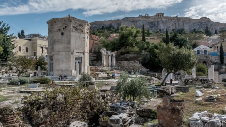 Hadrian's Library, Areos, Athens, Greece