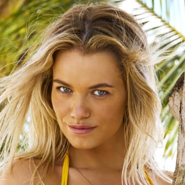 Hailey Clauson was photographed by Ben Watts in Barbados.