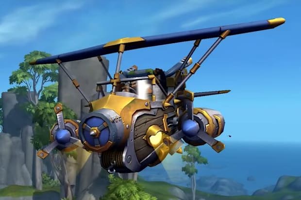 World of Warcraft: The War Within "Delver's Dirigible" mount.