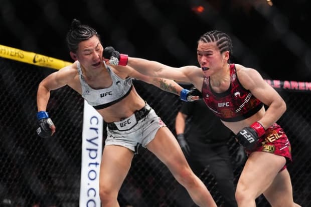 Weili Zhang is the reigning UFC women’s strawweight champion