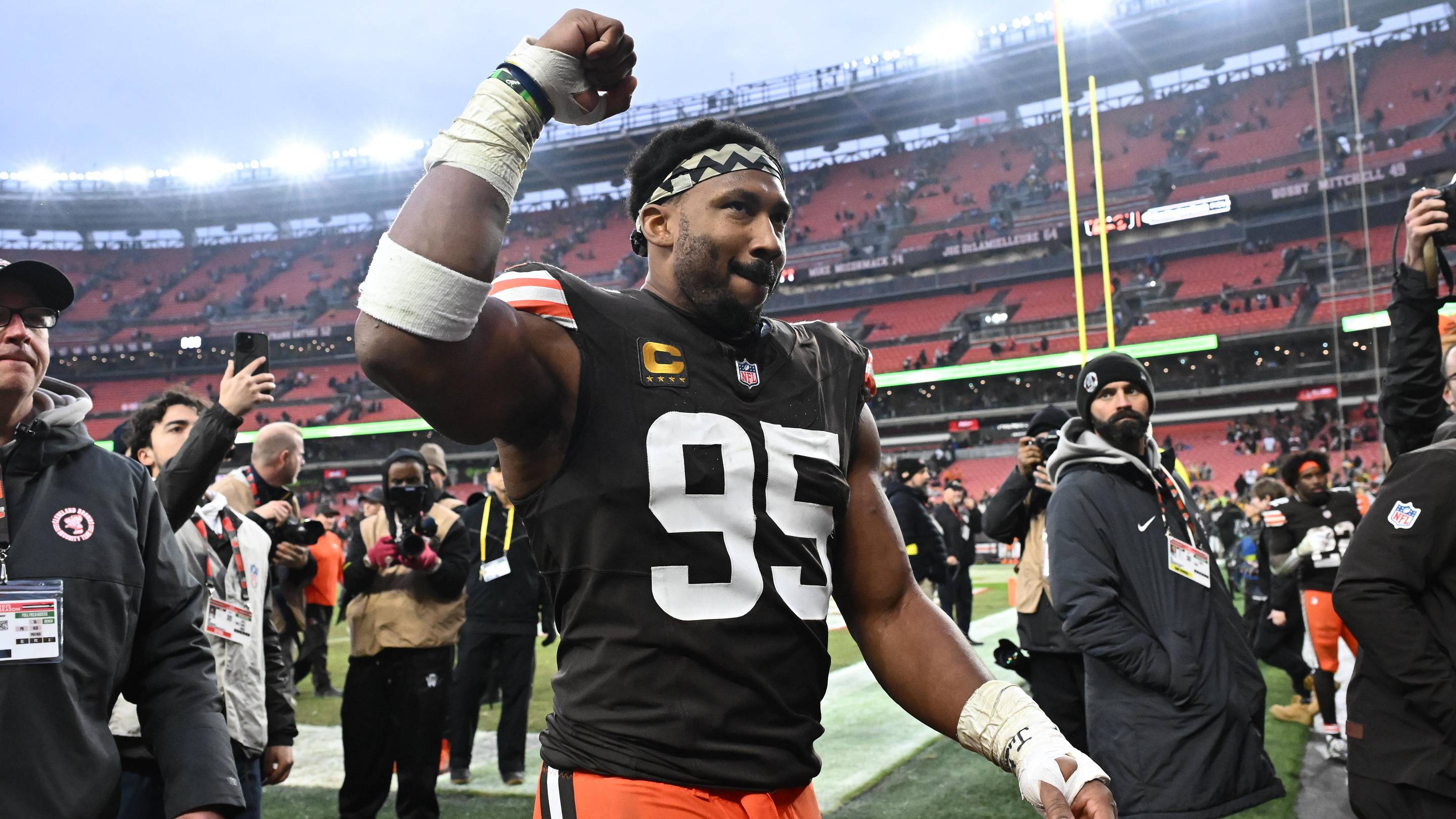 The Myles Garrett Trade Just Made the Bears' Edge-Rush Gamble Harder to Defend