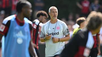 Eintracht-Trainer Adi Hütter lässt sich nicht in die Karten schauen Eintracht-Trainer Adi Hütter lässt sich nicht in die Karten schauen