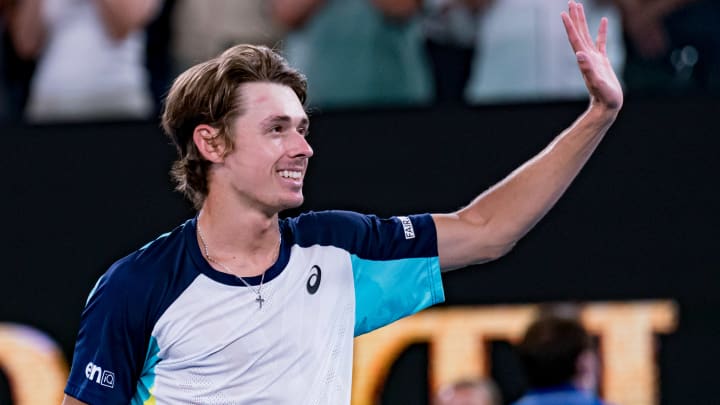 Alex de Minaur vs Jannik Sinner odds and prediction for Australian Open men's singles match. Alex de Minaur vs Jannik Sinner odds and prediction for Australian Open men's singles match.