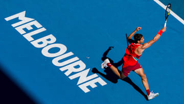 Carlos Alcaraz at the 2022 Australian Open