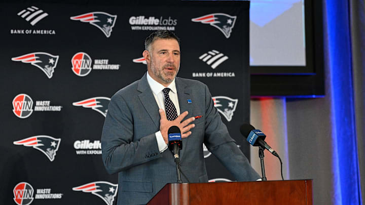 Vrabel is New England's 16th head coach in franchise history.