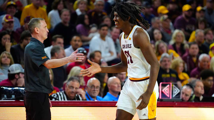 ASU head coach Bobby Hurley lost 5-star freshman Jayden Quaintance (21) to the transfer portal. ASU head coach Bobby Hurley lost 5-star freshman Jayden Quaintance (21) to the transfer portal.