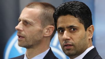 Nasser al-Khelaïfi et Aleksander Ceferin, UEFA Nasser al-Khelaïfi et Aleksander Ceferin, UEFA