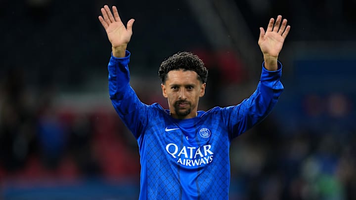 Marquinhos est forfait pour une longue période avec le PSG. Marquinhos est forfait pour une longue période avec le PSG.