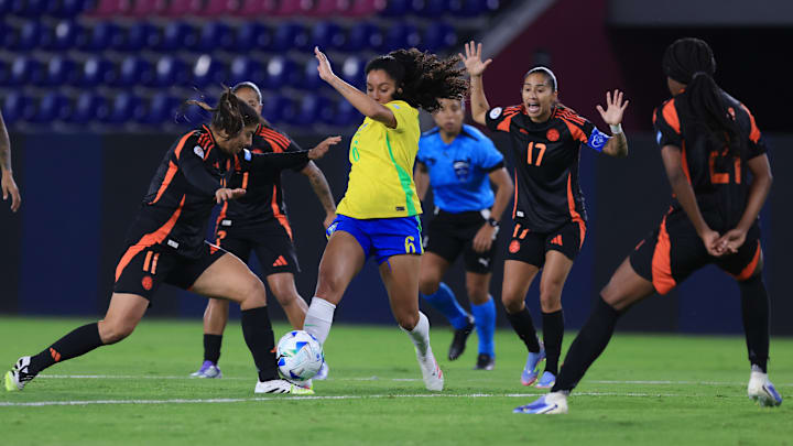 Colômbia x Brasil se enfrentam pela final da Copa América Feminina 2025 Colômbia x Brasil se enfrentam pela final da Copa América Feminina 2025