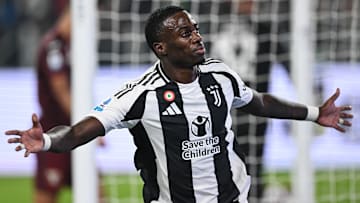 Timothy Weah in Juventus v Torino - Serie A