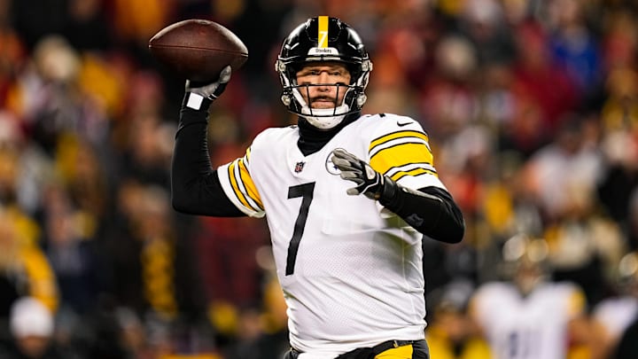 Pittsburgh Steelers quarterback Ben Roethlisberger on Jan 16, 2022.
