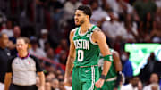 Jayson Tatum estuvo imparable en el segundo juego ante el Heat