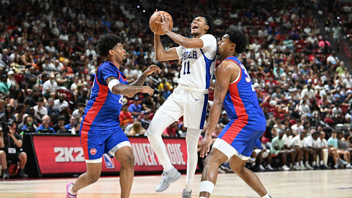 2024 NBA Summer League - Detroit Pistons v Philadelphia 76ers