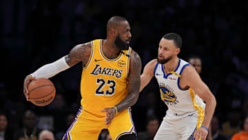 Golden State Warriors v Los Angeles Lakers