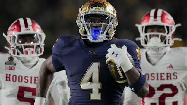 Notre Dame running back Jeremiyah Love