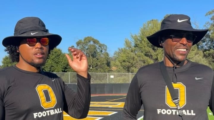 Like father (right), like son, Hardy Nickerson Sr. and Hardy Nickerson Jr., lead a resurgent Bishop O'Dowd (Oakland, Calif.) squad