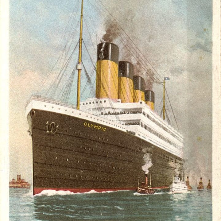 An advertisement for the RMS 'Olympic'