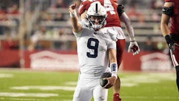 Penn State Nittany Lions quarterback Beau Pribula (9)