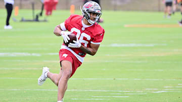 J.J. Roberts at Tampa Bay Buccaneers Rookie Minicamp