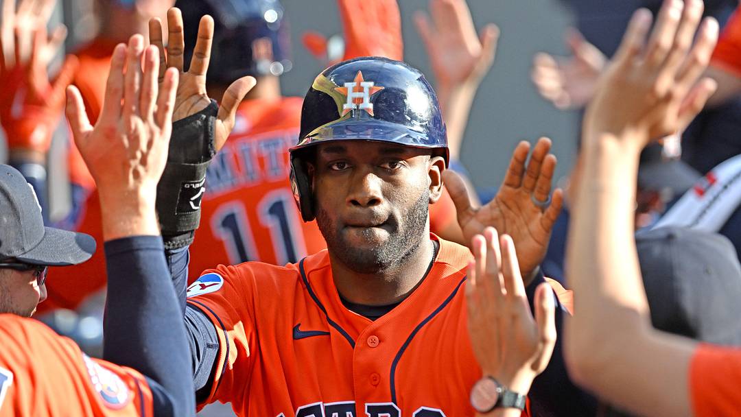 Houston Astros designated hitter Yordan Alvarez.