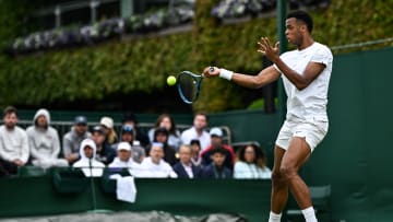 Giovanni Mpetshi Perricard at Wimbledon