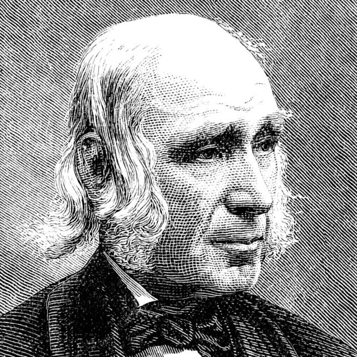 Amos Bronson Alcott (1799-1888), American teacher and transcendentalist.
