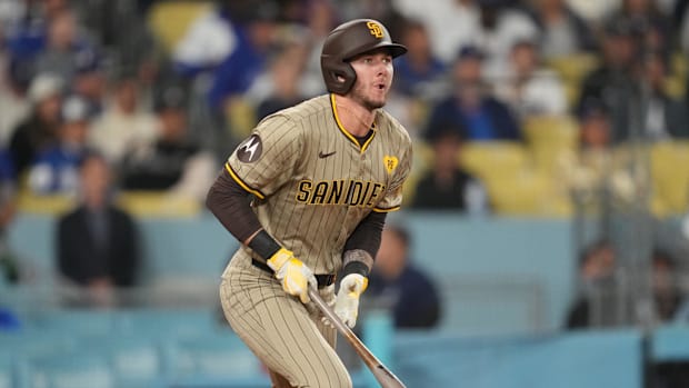 San Diego Padres center fielder Jackson Merrill 