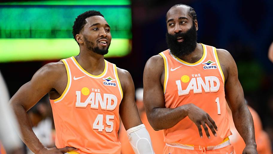 Donovan Mitchell and James Harden