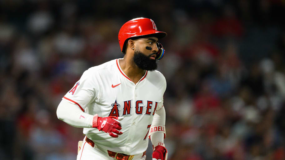 Jo Adell had a breakout campaign in 2025 with career-highs in home runs (37) and RBIs (98).