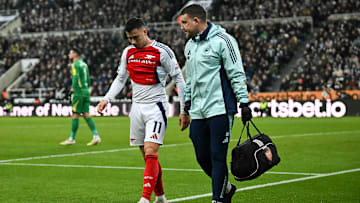 Martinelli was taken off at Newcastle