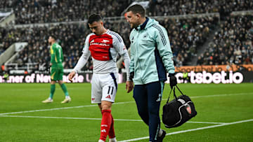 Gabriel Martinelli is set for a spell on the sidelines