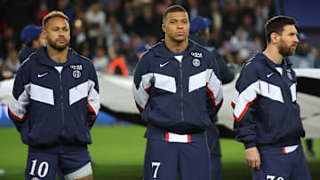Neymar Jr., Kylian Mbappé y Lionel Messi cuando eran compañeros en el PSG