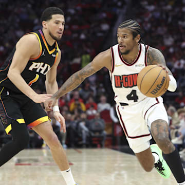 Jalen Green and Devin Booker are the newest scoring duo for the Phoenix Suns after the Kevin Durant trade