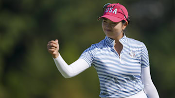 Rose Zhang is 3-0 at the Solheim Cup. 