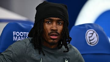 Djed Spence during the defeat at Brighton