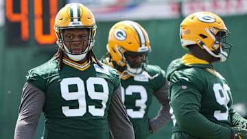 Jonathan Ford is shown during the Green Bay Packers organized team activities (OTA) Tuesday, May 24, 2022 in Green Bay, Wis.MARK HOFFMAN/MILWAUKEE JOURNAL SENTINEL

Mjs Packers25 40 Jpg Packers25