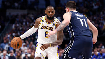 Lakers F LeBron James, Dallas Mavericks G Luka Doncic