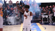 West Virginia University guard Honor Huff