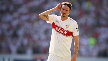 Nick Woltemade im VfB-Trikot. Vor dem Ende des Transferfensters könnte er noch wechseln