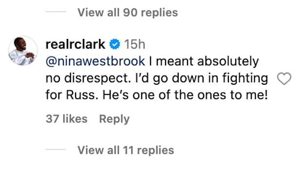 Ryan Clark's Comment