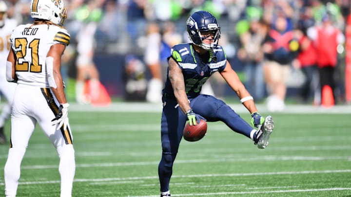 Seattle Seahawks wide receiver Jaxon Smith-Njigba is a great prop target in Week 4. Seattle Seahawks wide receiver Jaxon Smith-Njigba is a great prop target in Week 4.