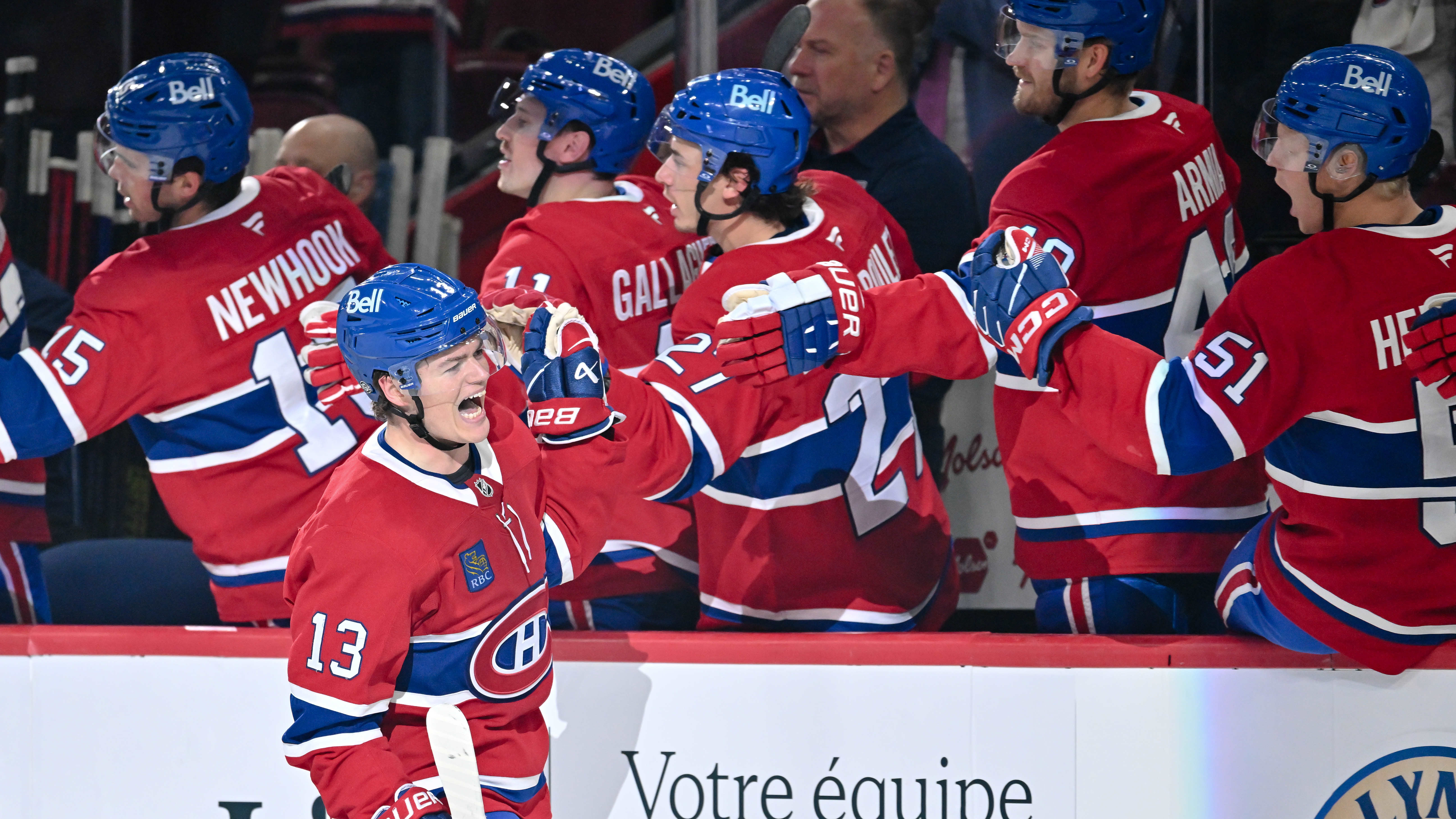 Cole Caufield opens the scoring for Habs 202425 season