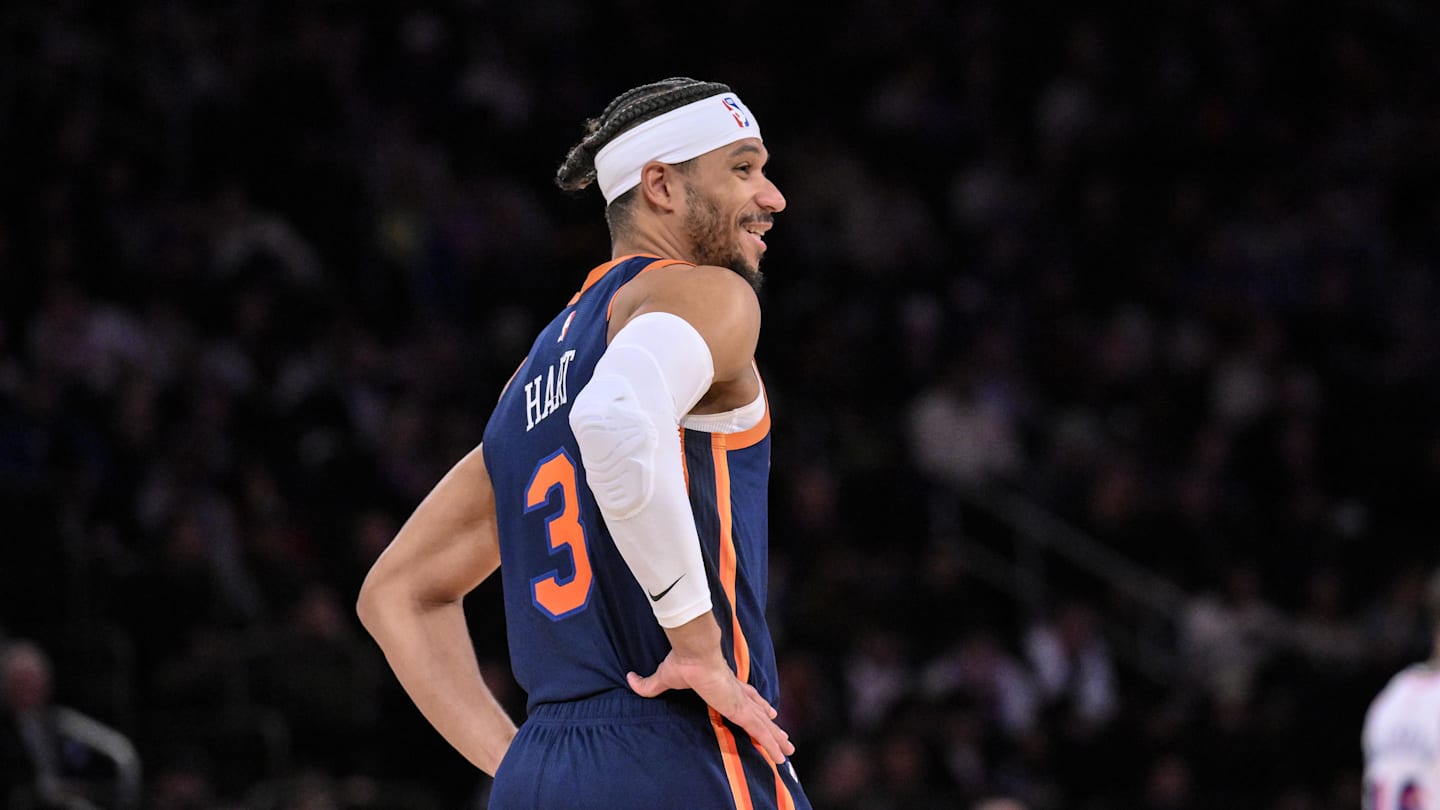 Josh Hart Jokes That Knicks Need Anne Hathaway, Suni Lee in the House for Playoff Run