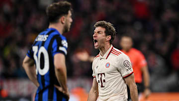 Thomas Müller nach seinem Treffer gegen Inter