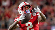 Nebraska Cornhuskers wide receiver Jacory Barney Jr.
