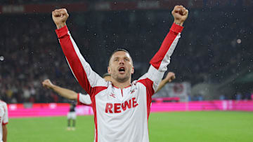 Lukas Podolski wurde im vergangenen Jahr in Köln verabschiedet