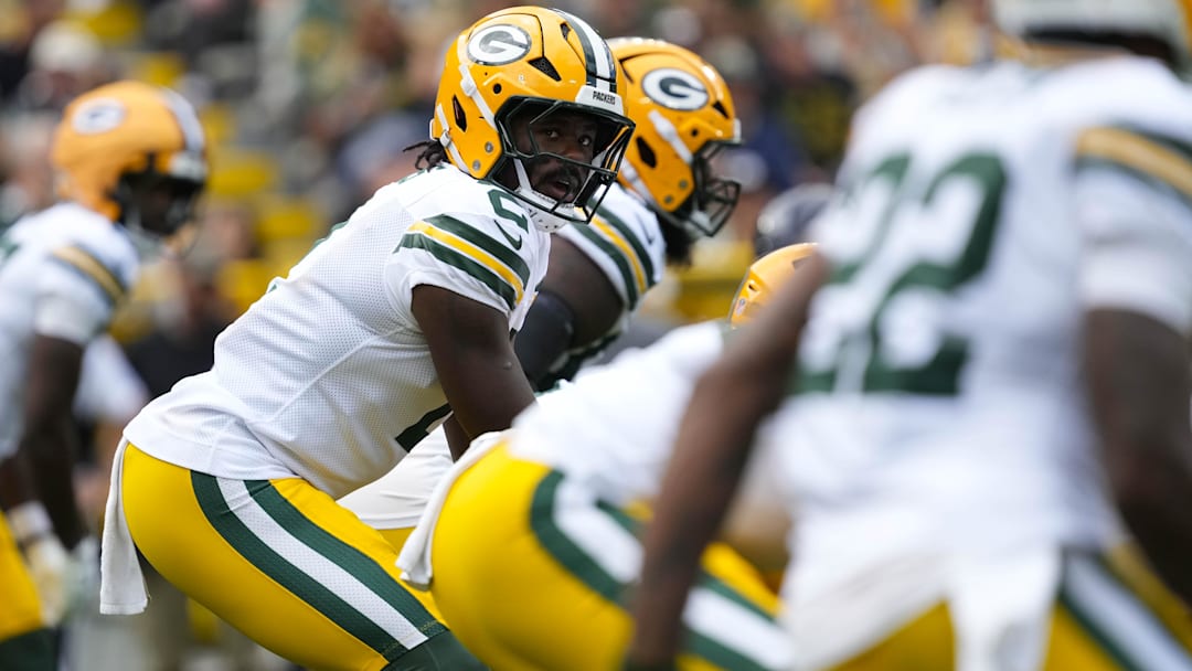 Green Bay Packers quarterback Malik Willis (2) during the game against the Seattle Seahawks at Lambeau Field.