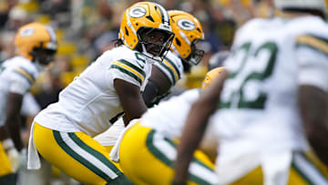 Green Bay Packers quarterback Malik Willis (2) during the game against the Seattle Seahawks at Lambeau Field.